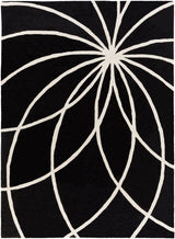 Livabliss Forum fm - 7072 Black / White Rugs - Livabliss - fm7072 - 4rd