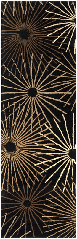 Livabliss Forum fm - 7090 Black / Brown / Tan / Gold Rugs - Livabliss - fm7090 - 268