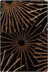 Livabliss Forum fm - 7090 Black / Brown / Tan / Gold Rugs - Livabliss - fm7090 - 4rd