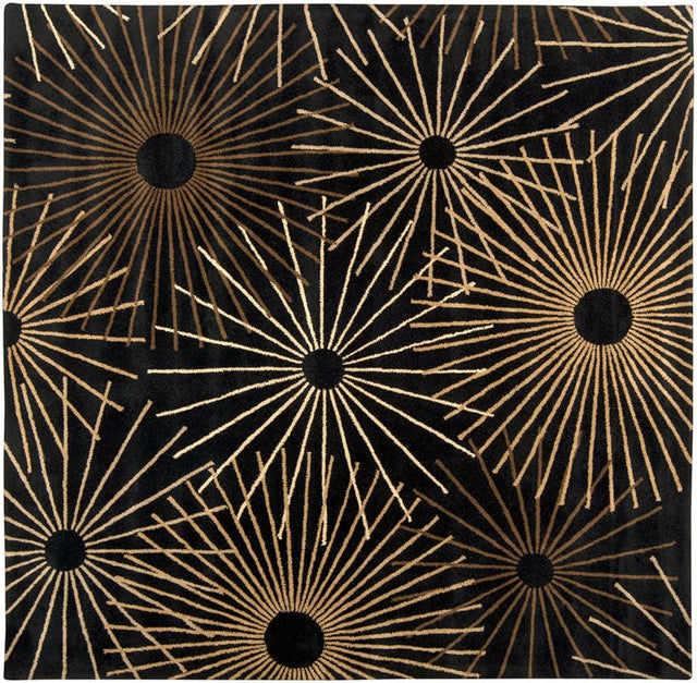 Livabliss Forum fm - 7090 Black / Brown / Tan / Gold Rugs - Livabliss - fm7090 - 4sq