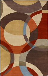 Livabliss Forum fm - 7108 Chocolate / Gold / Red / Rugs - Livabliss - fm7108 - 23
