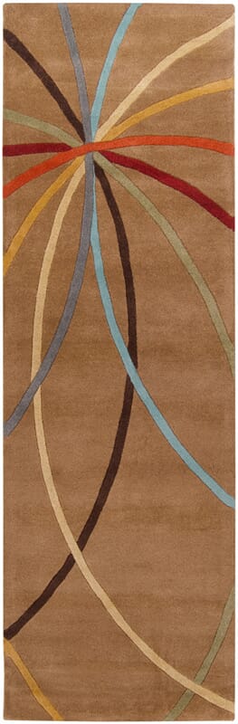 Livabliss Forum fm - 7140 Mocha / Burgundy / Rust / Gold Rugs - Livabliss - fm7140 - 268