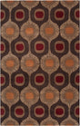 Livabliss Forum Fm - 7170 Dark Chocolate / Tan / Dark Beige Rugs - Livabliss - fm7170 - 23