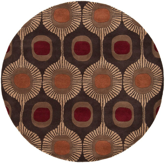 Livabliss Forum Fm - 7170 Dark Chocolate / Tan / Dark Beige Rugs - Livabliss - fm7170 - 4rd