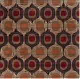 Livabliss Forum Fm - 7170 Dark Chocolate / Tan / Dark Beige Rugs - Livabliss - fm7170 - 4sq