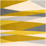 Livabliss Forum Fm - 7203 Olive, Cream, Teal, Lime, Light Gray Rugs - Livabliss - fm7203 - 4sq