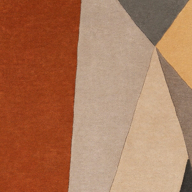 Livabliss Forum Fm - 7224 Burnt Orange, Charcoal, Taupe Rugs - Livabliss - fm7224 - 23