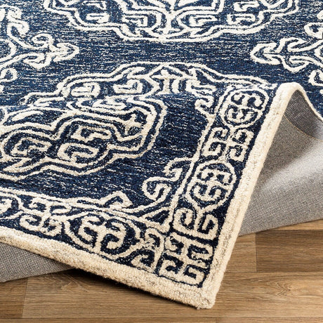 Livabliss Granada Gnd - 2308 Navy, Ink, Cream, Light Gray Rugs - Livabliss - gnd2308 - 23