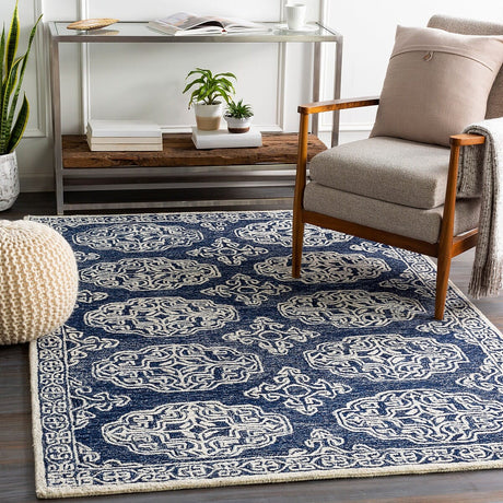 Livabliss Granada Gnd - 2308 Navy, Ink, Cream, Light Gray Rugs - Livabliss - gnd2308 - 23