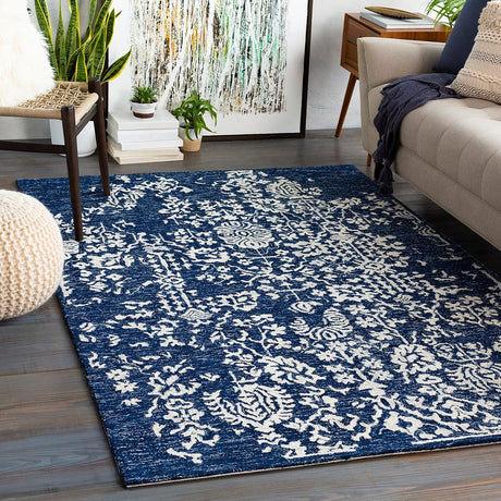 Livabliss Granada Gnd - 2311 Dark Blue, Navy, Cream, Light Gray Rugs - Livabliss - gnd2311 - 23