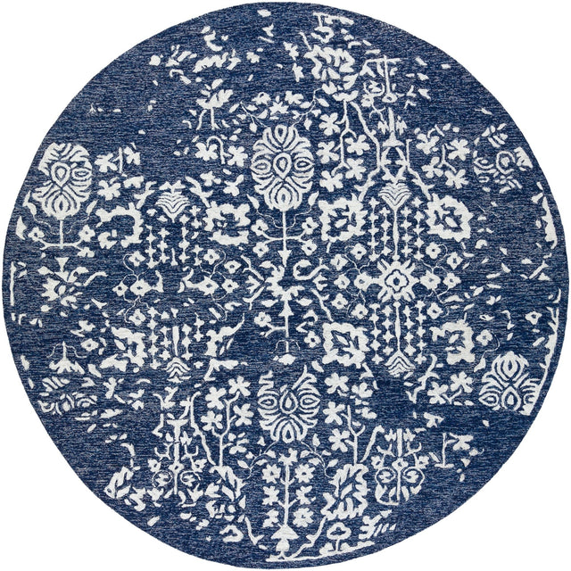 Livabliss Granada Gnd - 2311 Dark Blue, Navy, Cream, Light Gray Rugs - Livabliss - gnd2311 - 6rd