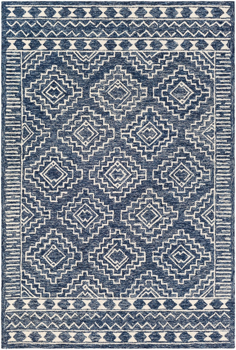 Livabliss Granada Gnd - 2322 Dark Blue, Denim, Ivory Rugs - Livabliss - gnd2322 - 23