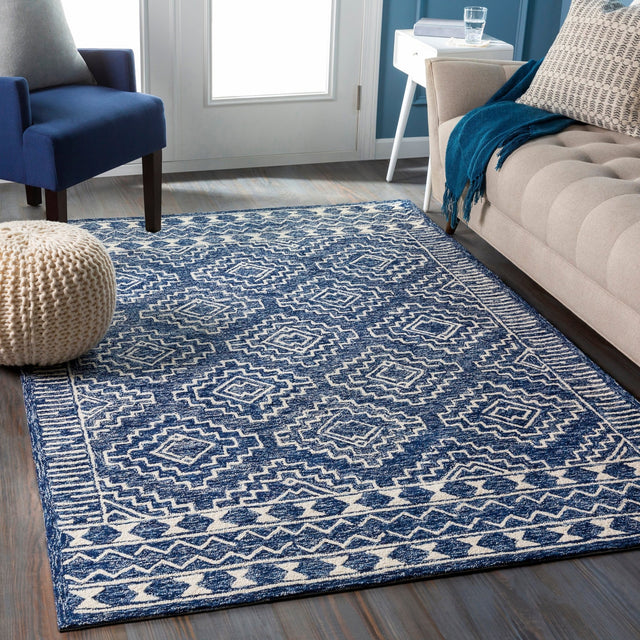 Livabliss Granada Gnd - 2322 Dark Blue, Denim, Ivory Rugs - Livabliss - gnd2322 - 23