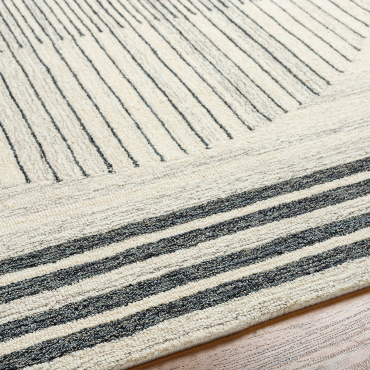 Livabliss Granada Gnd - 2334 Light Beige, Black Rug - Livabliss - gnd2334 - 23