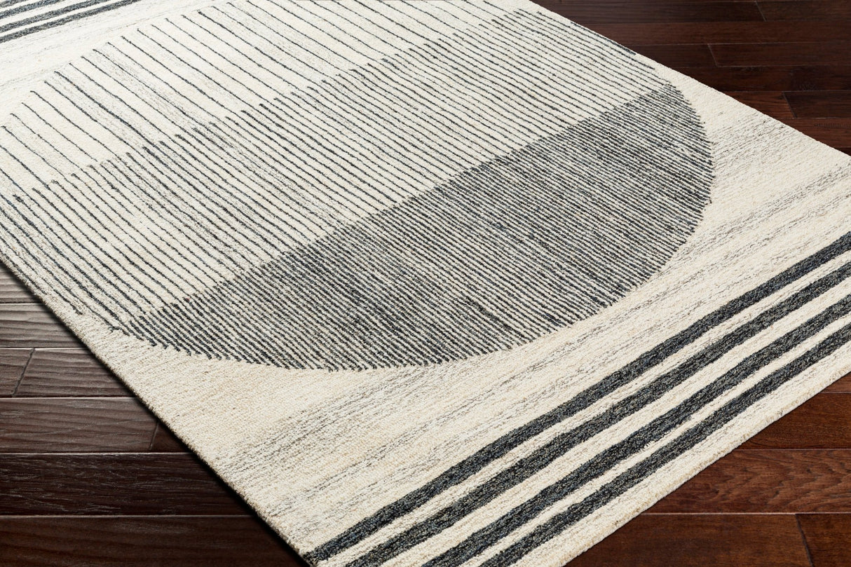 Livabliss Granada Gnd - 2334 Light Beige, Black Rug - Livabliss - gnd2334 - 23