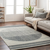 Livabliss Granada Gnd - 2334 Light Beige, Black Rug - Livabliss - gnd2334 - 23
