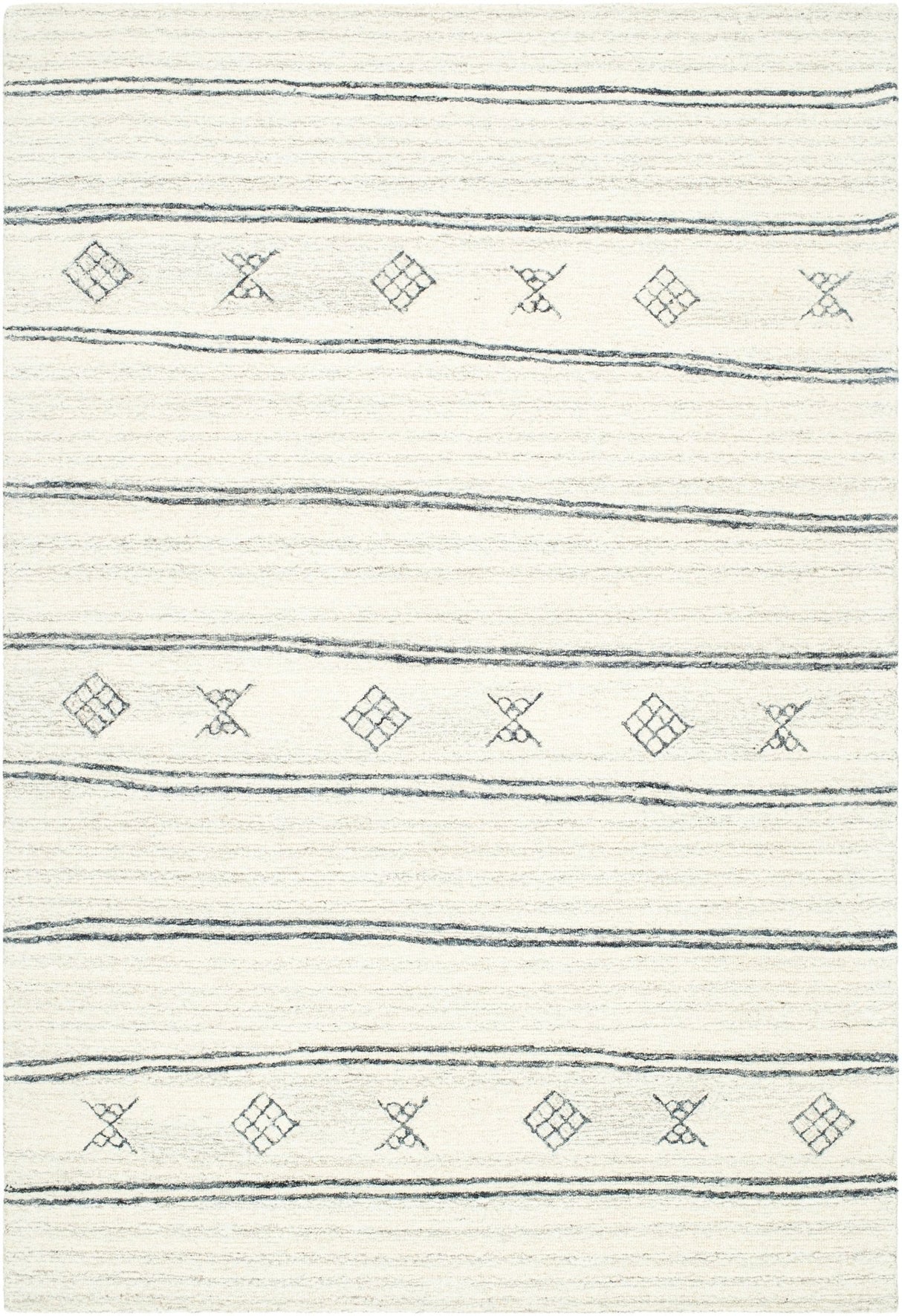 Livabliss Granada Gnd - 2351 Cream, Black, Charcoal Rug - Livabliss - gnd2351 - 23
