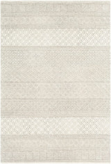 Livabliss Maroc Mar - 2302 Ivory, Gray, Medium Gray, Dark Brown Rug - Livabliss - mar2302 - 23