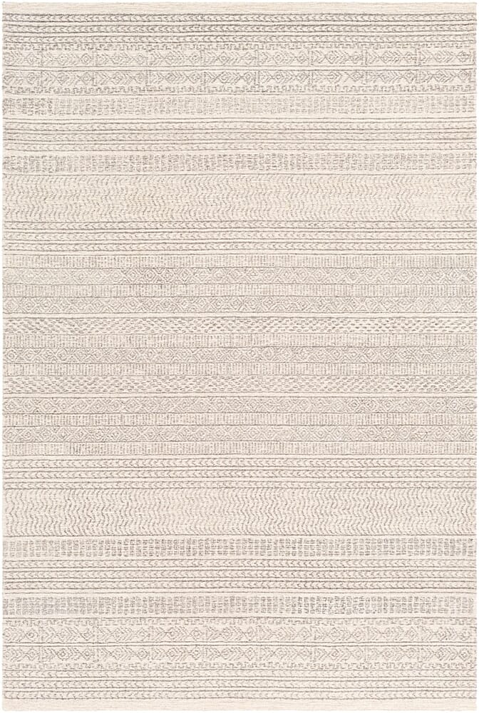 Livabliss Maroc Mar - 2303 Ivory, Medium Gray, Dark Brown, Gray Rug - Livabliss - mar2303 - 23
