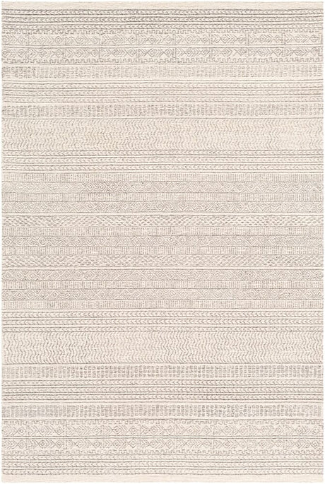 Livabliss Maroc Mar - 2303 Ivory, Medium Gray, Dark Brown, Gray Rug - Livabliss - mar2303 - 23