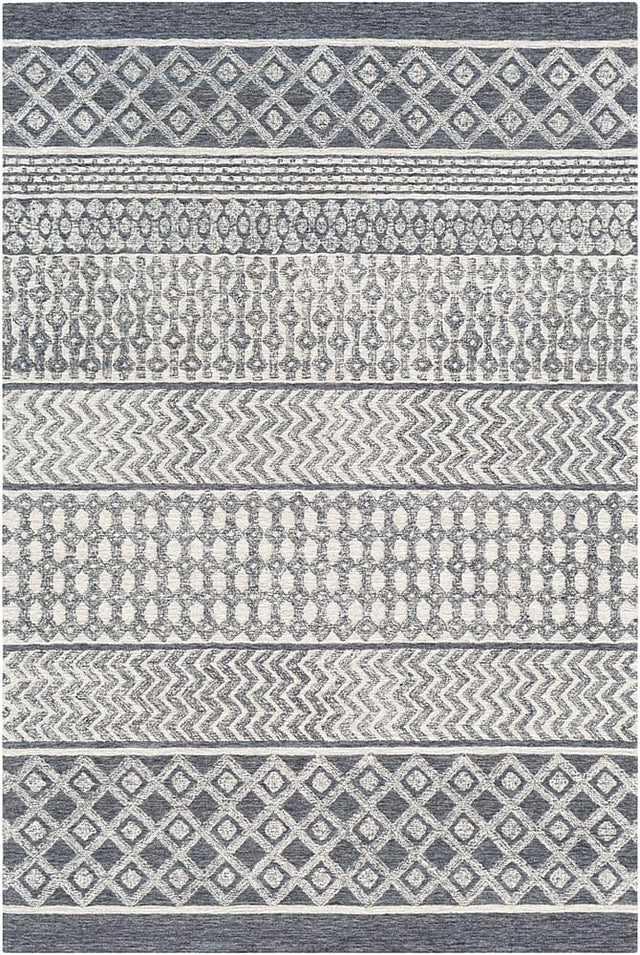 Livabliss Maroc Mar - 2305 Charcoal, Teal, Medium Gray, Cream Rugs - Livabliss - mar2305 - 23