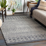 Livabliss Maroc Mar - 2305 Charcoal, Teal, Medium Gray, Cream Rugs - Livabliss - mar2305 - 23