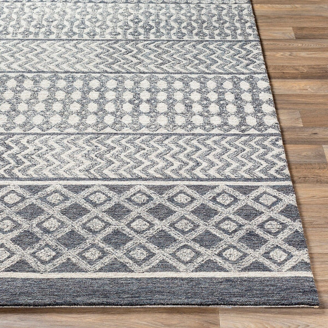 Livabliss Maroc Mar - 2305 Charcoal, Teal, Medium Gray, Cream Rugs - Livabliss - mar2305 - 23
