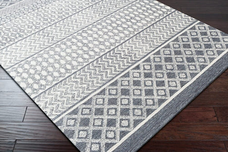 Livabliss Maroc Mar - 2305 Charcoal, Teal, Medium Gray, Cream Rugs - Livabliss - mar2305 - 23