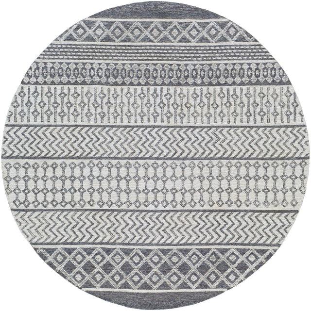 Livabliss Maroc Mar - 2305 Charcoal, Teal, Medium Gray, Cream Rugs - Livabliss - mar2305 - 6rd