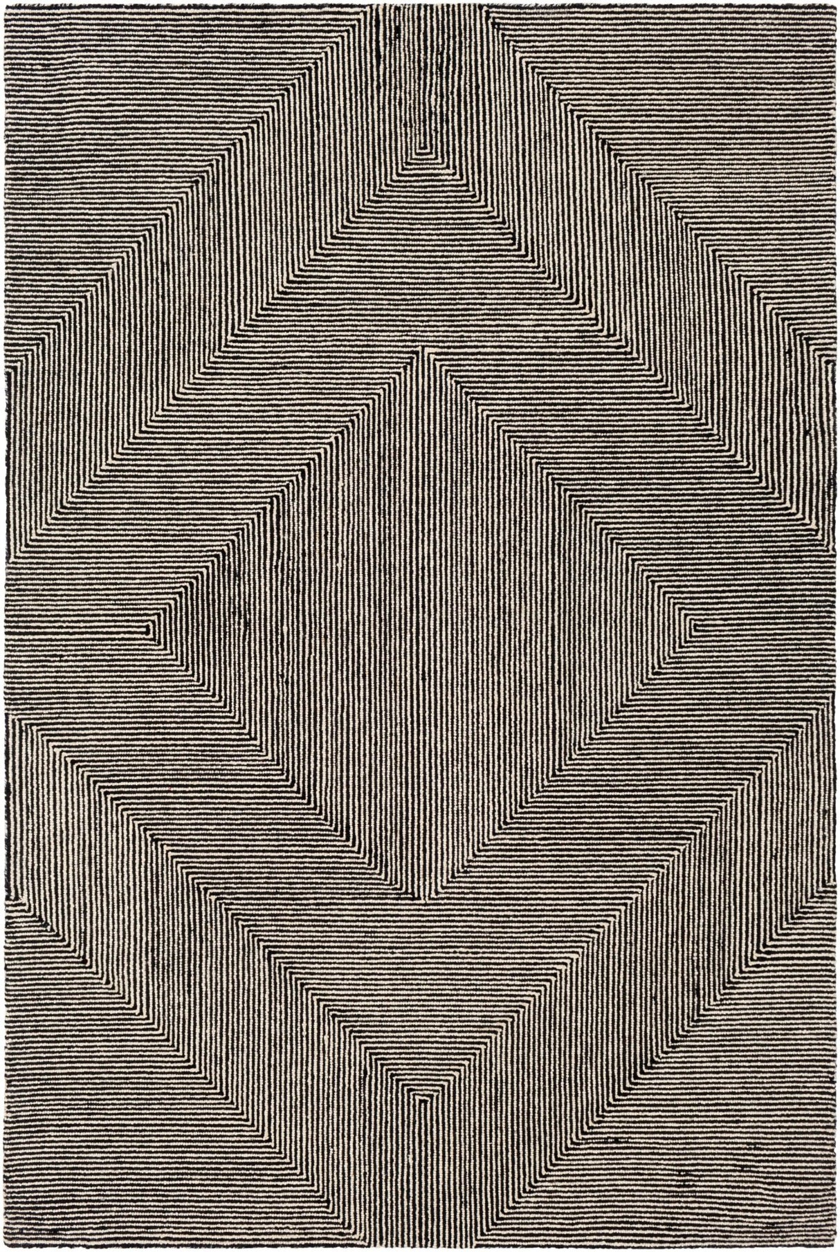 Livabliss Maroc Mar - 2321 Beige, Black Rugs - Livabliss - mar2321 - 23