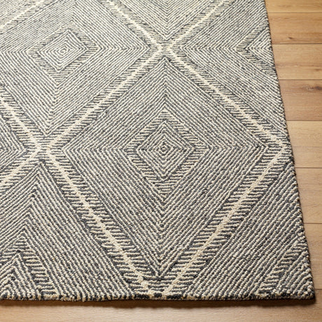 Livabliss Maroc Mar - 2331 Grey, Sage, Dark Grey, Pewter, Ash, Metallic - Silver Rug - Livabliss - mar2331 - 23