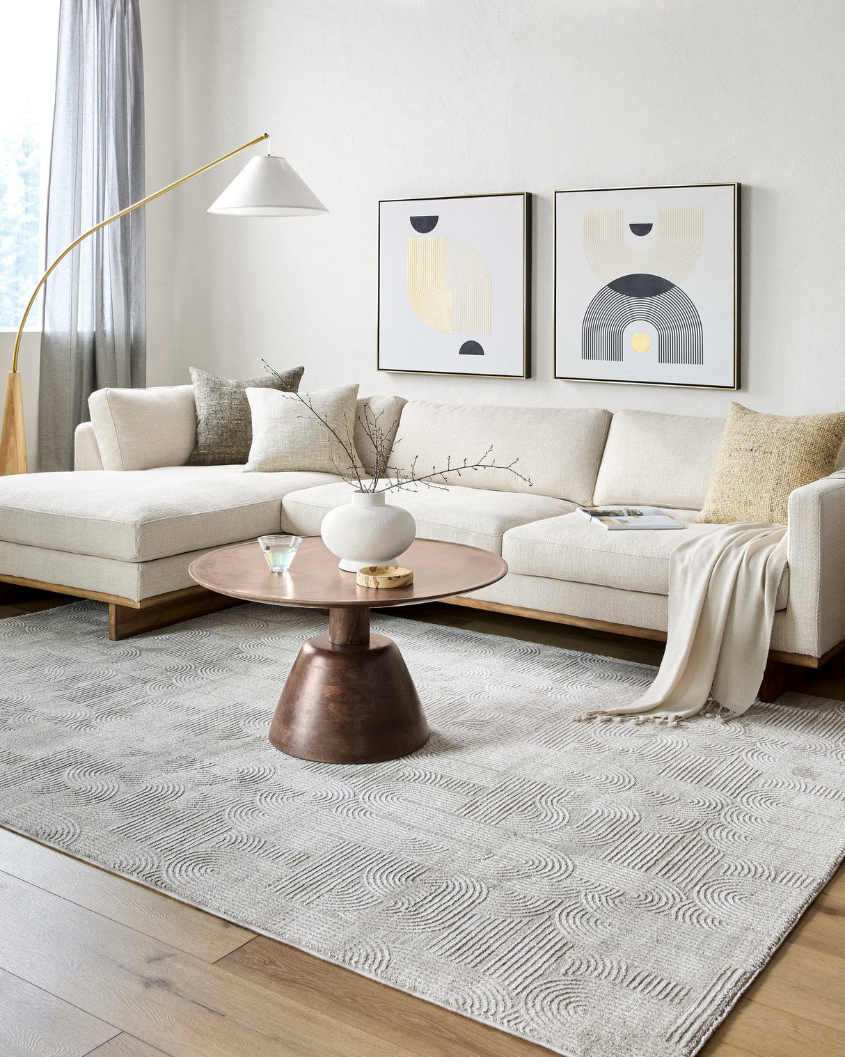 Livabliss Masterpiece Mpc - 2311 Light Gray, Medium Gray, Cream Rug - Livabliss - mpc2311 - 2211