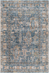 Livabliss Mirabel Mbe - 2301 Navy, Denim, Cream, Dark Brown Rugs - Livabliss - mbe2301 - 881410
