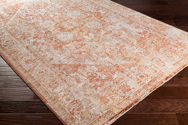 Livabliss Mirabel Mbe - 2304 Peach, Burnt Orange, Cream, Dark Brown Rugs - Livabliss - mbe2304 - 23