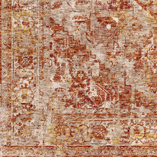 Livabliss Mirabel Mbe - 2304 Peach, Burnt Orange, Cream, Dark Brown Rugs - Livabliss - mbe2304 - 23