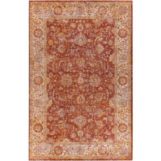 Livabliss Mirabel Mbe - 2307 Burnt Orange, Rose, Teal, Olive Rugs - Livabliss - mbe2307 - 23