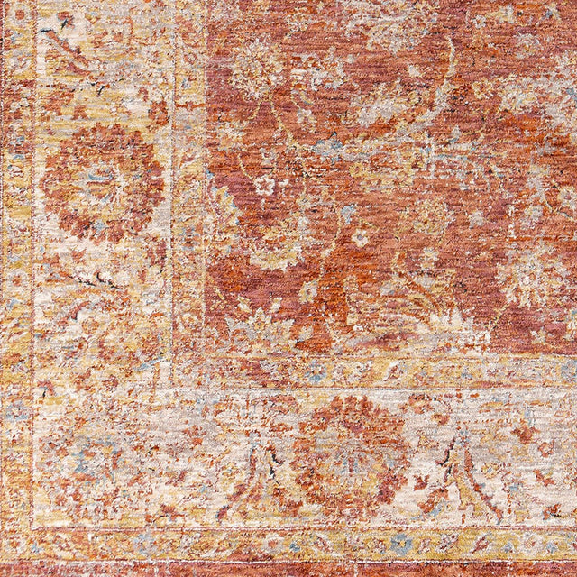 Livabliss Mirabel Mbe - 2307 Burnt Orange, Rose, Teal, Olive Rugs - Livabliss - mbe2307 - 23