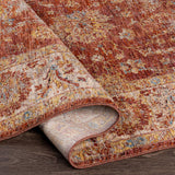 Livabliss Mirabel Mbe - 2307 Burnt Orange, Rose, Teal, Olive Rugs - Livabliss - mbe2307 - 23