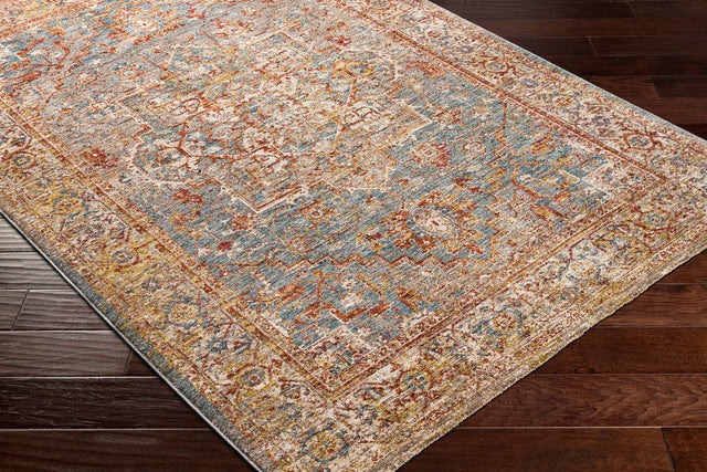 Livabliss Mirabel Mbe - 2310 Teal, Aqua, Medium Gray, Burnt Orange Rugs - Livabliss - mbe2310 - 23