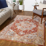 Livabliss Mirabel Mbe - 2311 Burnt Orange, Rust, Teal, Olive Rugs - Livabliss - mbe2311 - 23