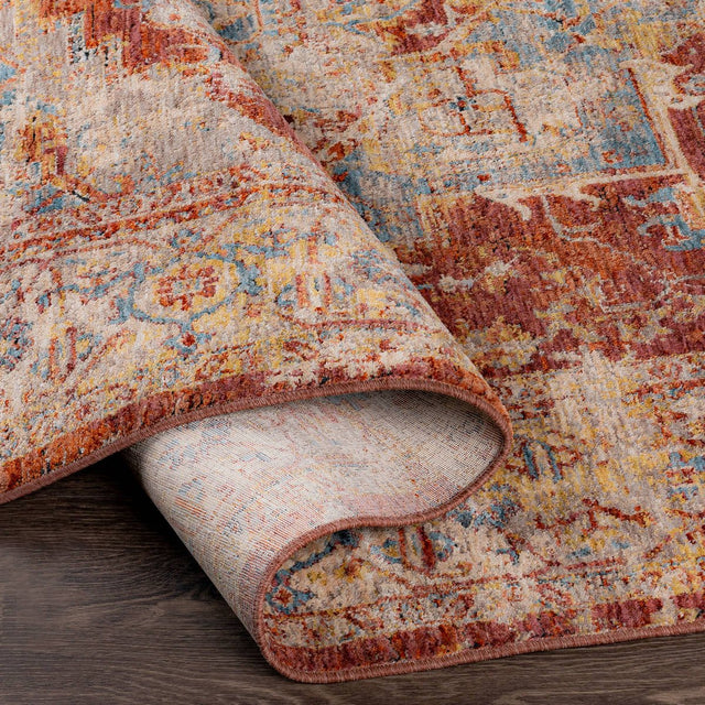 Livabliss Mirabel Mbe - 2311 Burnt Orange, Rust, Teal, Olive Rugs - Livabliss - mbe2311 - 23