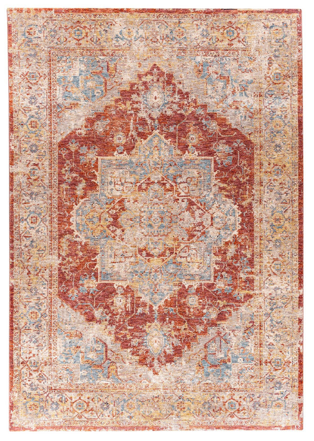 Livabliss Mirabel Mbe - 2311 Burnt Orange, Rust, Teal, Olive Rugs - Livabliss - mbe2311 - 23