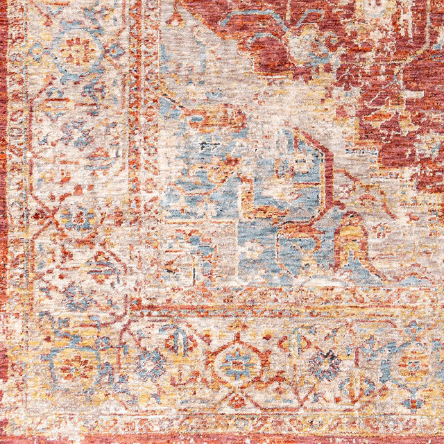 Livabliss Mirabel Mbe - 2311 Burnt Orange, Rust, Teal, Olive Rugs - Livabliss - mbe2311 - 23