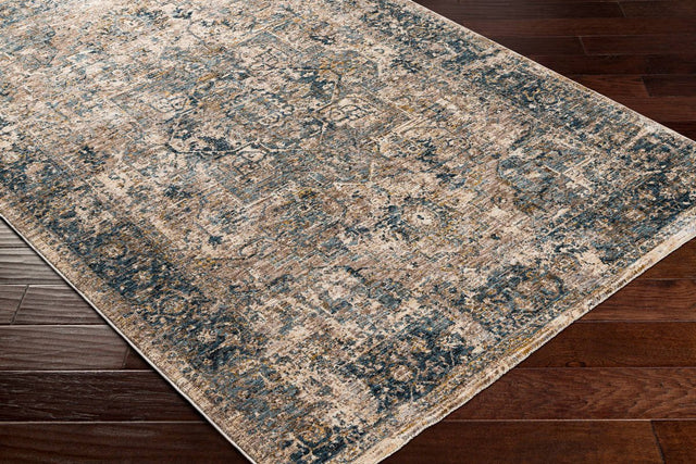 Livabliss Mirabel Mbe - 2312 Teal, Aqua, Mustard, Taupe Rugs - Livabliss - mbe2312 - 23