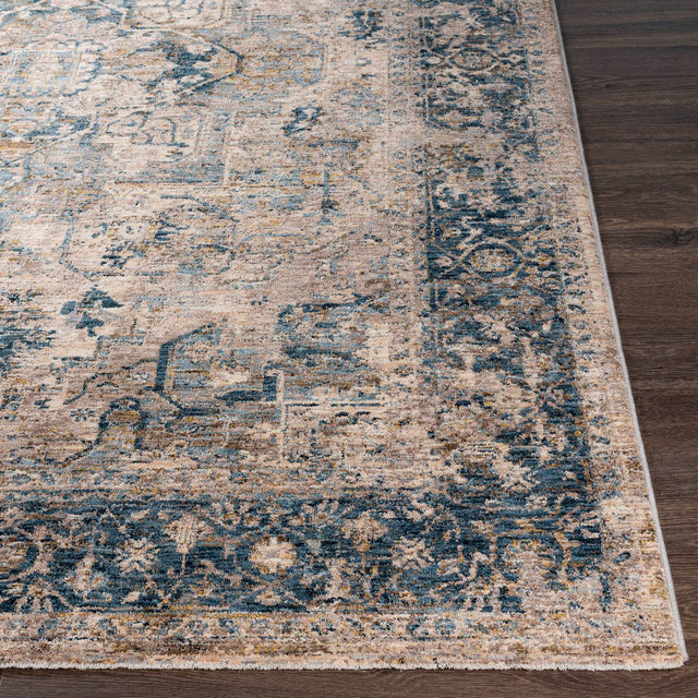 Livabliss Mirabel Mbe - 2312 Teal, Aqua, Mustard, Taupe Rugs - Livabliss - mbe2312 - 23