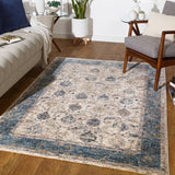 Livabliss Mirabel Mbe - 2313 Teal, Aqua, Mustard, Taupe Rugs - Livabliss - mbe2313 - 23