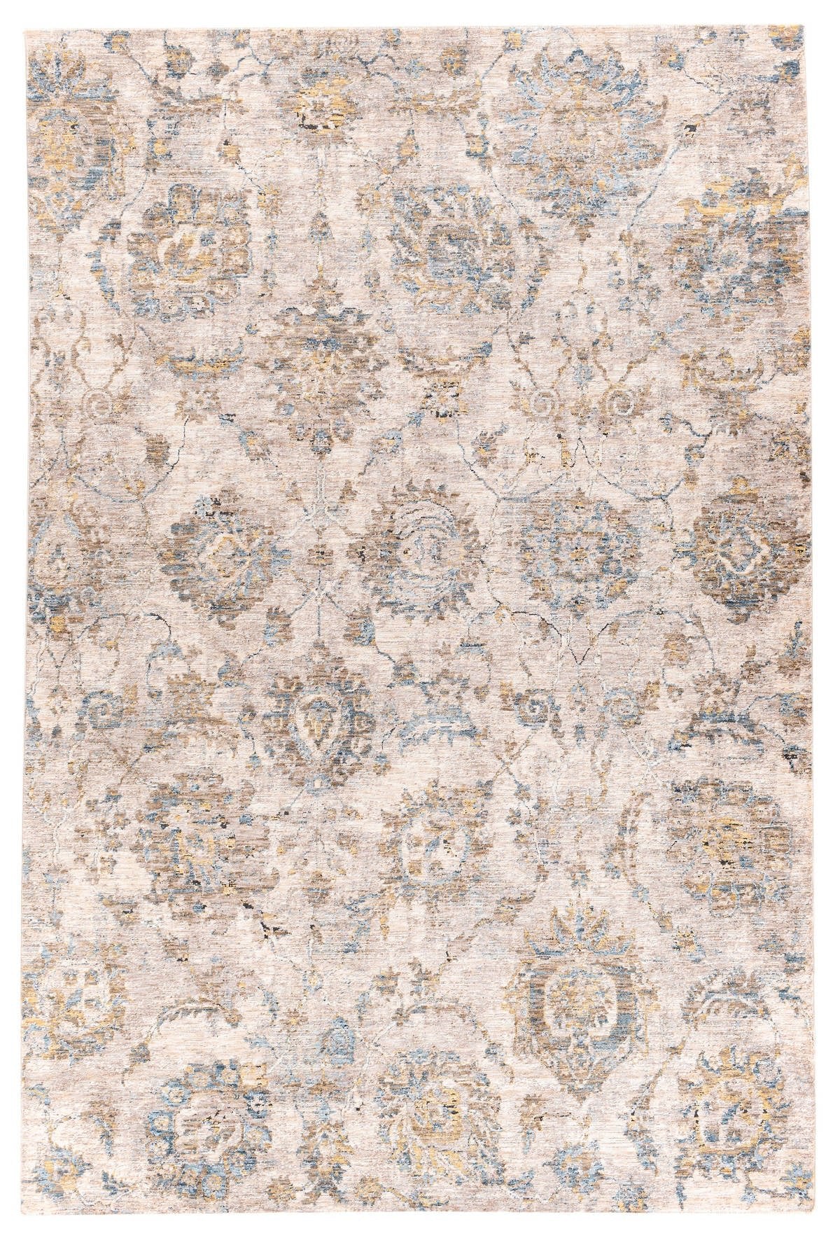 Livabliss Mirabel Mbe - 2316 Teal, Aqua, Mustard, Dark Brown Rugs - Livabliss - mbe2316 - 23