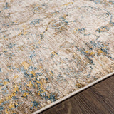 Livabliss Mirabel Mbe - 2316 Teal, Aqua, Mustard, Dark Brown Rugs - Livabliss - mbe2316 - 23