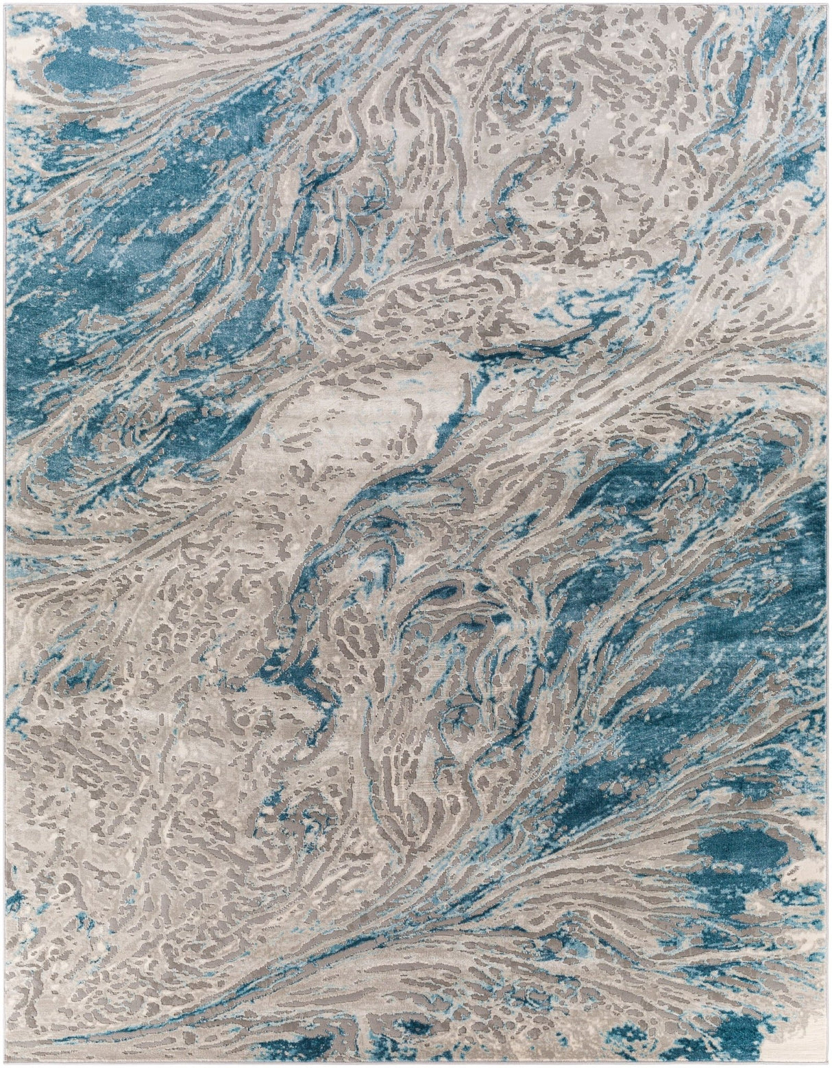 Livabliss Tibetan Tbt - 2326 Teal, Aqua, Medium Gray, Charcoal Rugs - Livabliss - tbt2326 - 2211