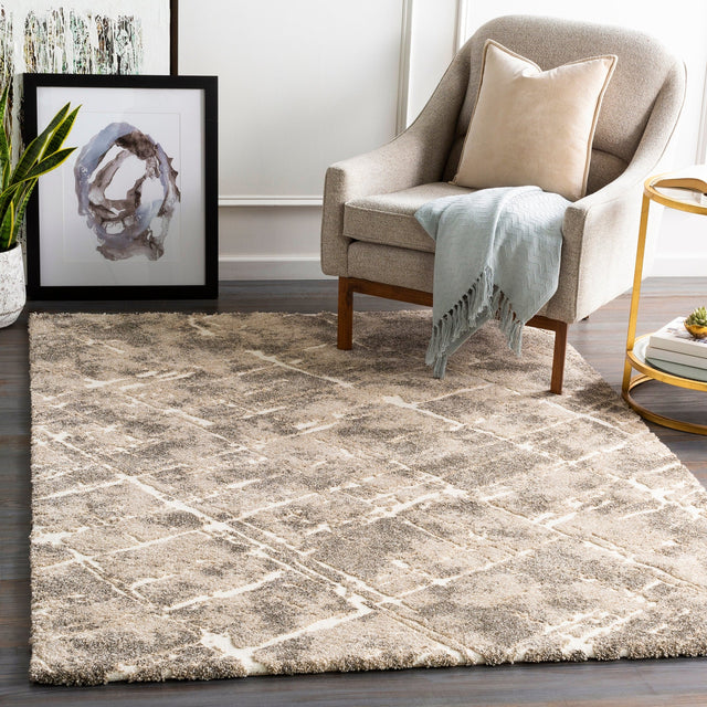 Livabliss Tuscany Tus - 2300 White, Khaki, Dark Brown Rugs - Livabliss - tus2300 - 23